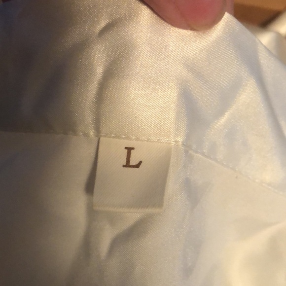 New Without Tags:  Silky Bridal Robe with belt - Picture 12 of 17